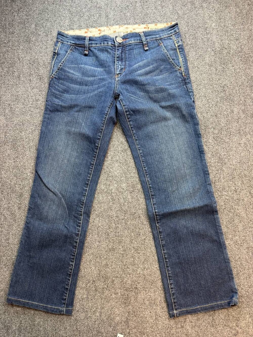 Vintage Y2K BCBGirls Women's Jeans Size 30 Blue Low Rise Bootcut Stretch